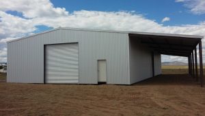 49x100 fully enclosed with 20 foot lean-to in New Mexico